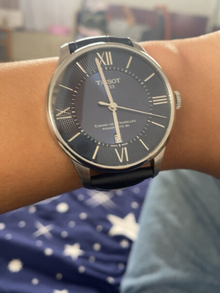 天梭TISSOT瑞士手表杜鲁尔系列皮带机械男士经典复古手表表带多宽？