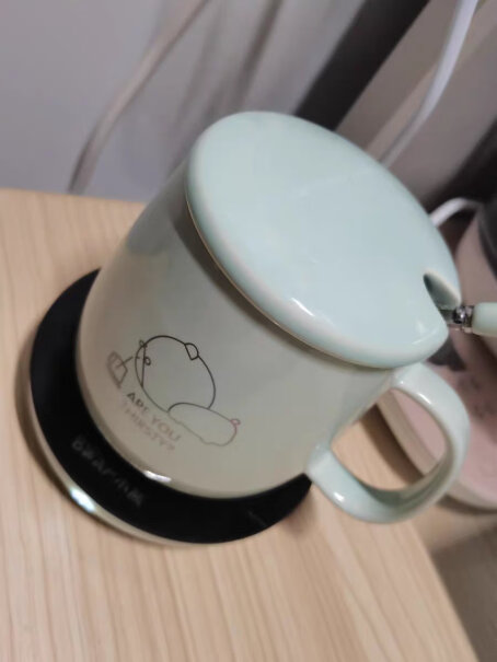 小熊保温杯垫电热杯垫陶瓷杯恒温加热器热牛奶多久能热？