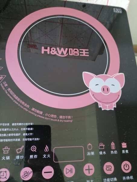 哈王彩晶EMC电磁炉家用套装火锅炒菜防水小智能型节能质量怎么样，有出现什么问题吗？