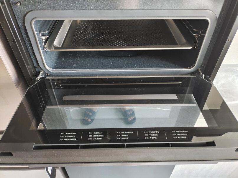 美的R3J嵌入式微蒸烤一体机APP智能操控微波炉蒸箱烤箱可以同时蒸二盘菜吗？