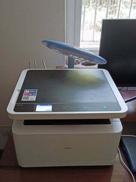 得力deli打印机家用黑白激光无线wifi云打印远程办公打印复印扫描多功能一体机A4纸可以吗？