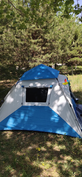 帐篷-垫子牧高笛公园休闲3-4人大空间速开透气防风防雨自动帐篷零动优缺点测评,评测下怎么样！