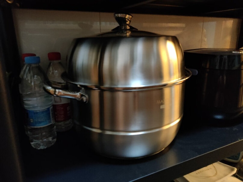 美厨蒸锅304不锈钢32cm二层蒸锅这个锅有没有三层蒸篦？