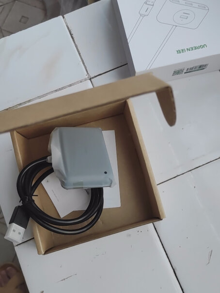 绿联USB3.0分线器4口HUB+2米线电视机顶盒带得动吗？