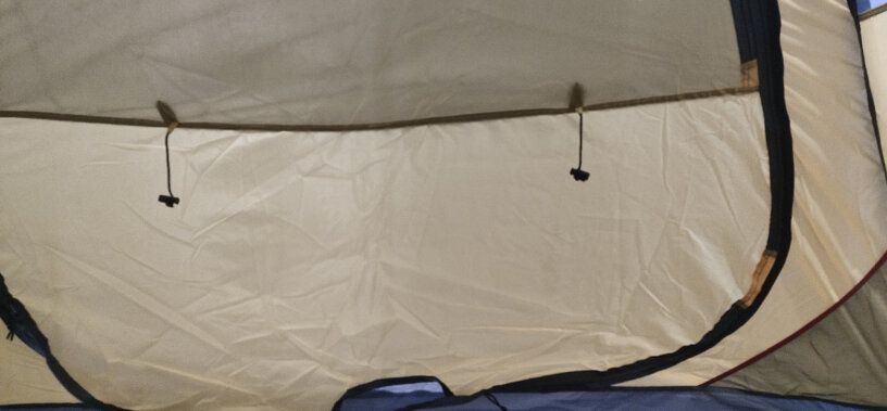 牧高笛防大风防暴雨铝杆三季三人双层帐野外野营帐篷山地车可以放下不，一个人住？