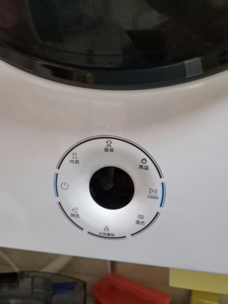 美的壁挂洗衣机迷你滚筒洗衣机全自动3kg怎么我买的这款一开始进水，排水就开始排水呢？