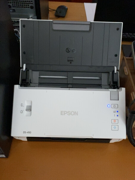 爱普生DS410你好，怎么连接扫描仪啊？