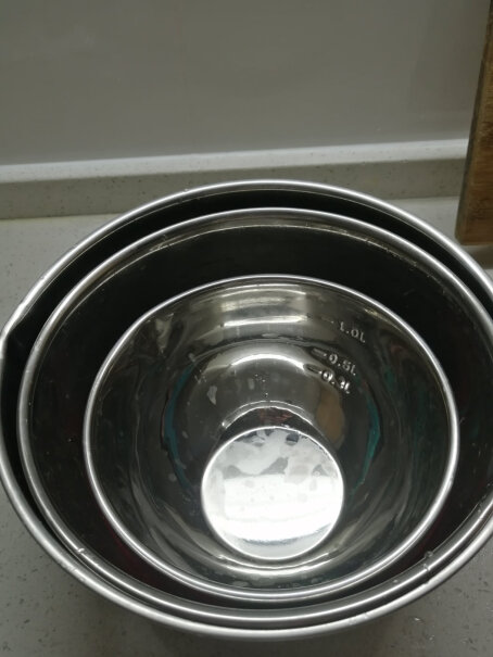 厨房储物器皿美厨304不锈钢盆沙拉盆加大加厚调料盆洗菜盆和面盆味斗三件套分析应该怎么选择,小白必看！