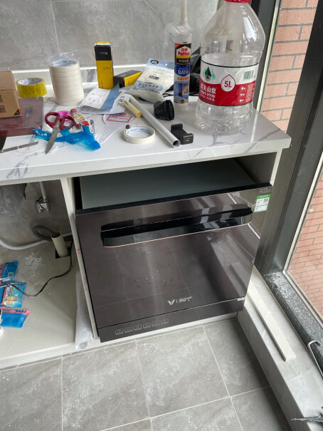 云米8套嵌入式家用洗碗机WIFI全智能除菌烘干存一体听说漏水，