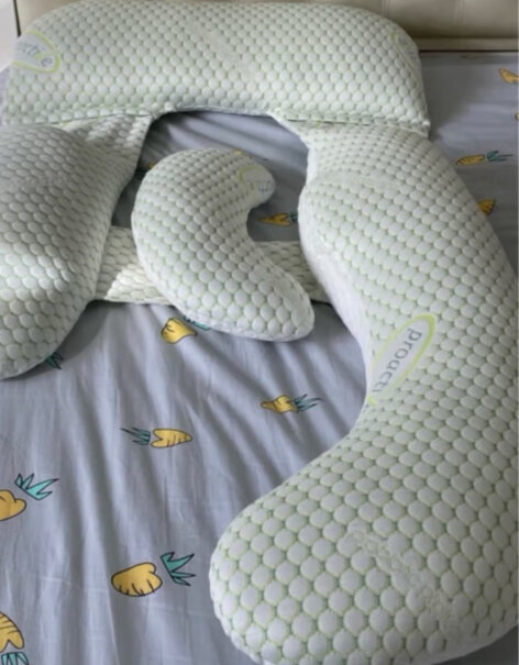 多米贝贝孕妇枕U型侧睡抱枕多功能托腹靠枕肚子比较大可以用吗？
