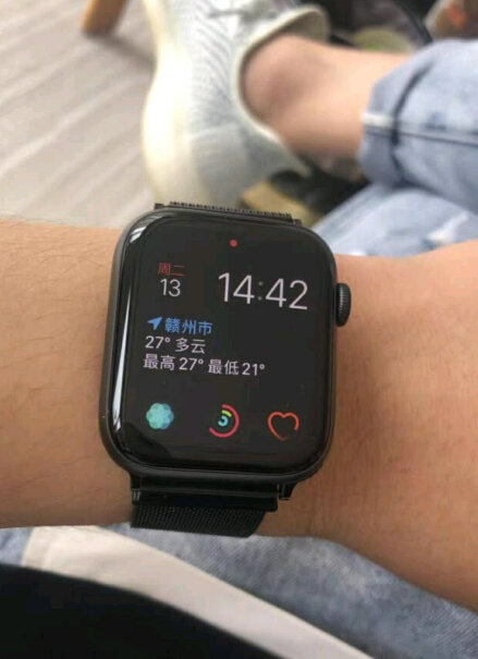 苹果Watch S3 商务灰蓝牙手表安卓可以连接吗？