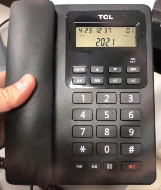 TCL电话机座机请问时间如何设置？