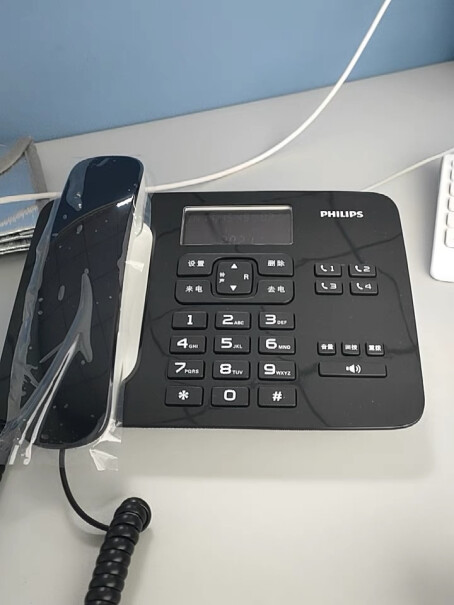 飞利浦电话机座机固定电话这电话怎么设置铃声和调音量？