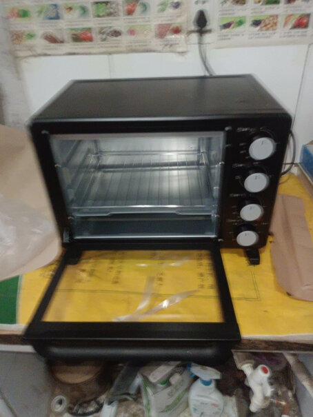 美的烤箱家用烘焙迷你小型电烤箱多功能台式蛋糕烤箱25L烤鸡翅那些，下面要放托盘吗？