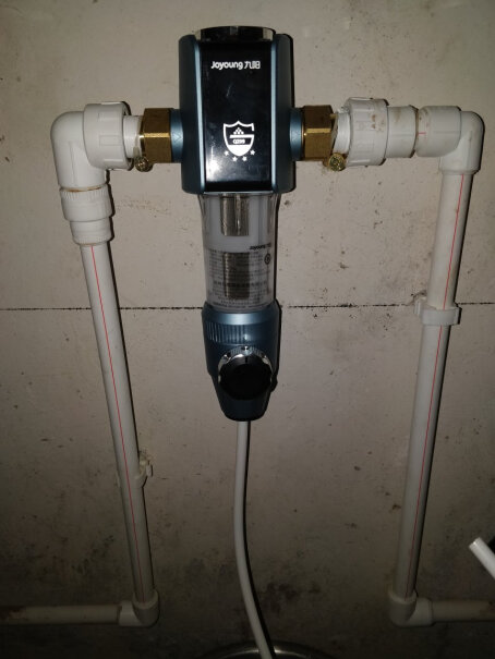 九阳前置过滤器40微米反冲洗压力表监控全屋净化自来水净水器如何联系？