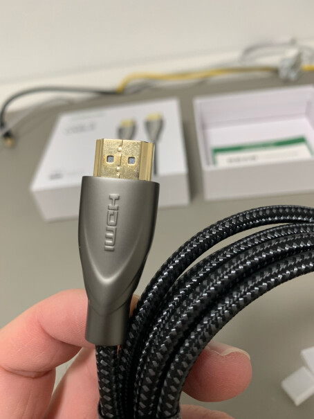 绿联HDMI线2.0版4K高清线1米能加耳机声音吗？