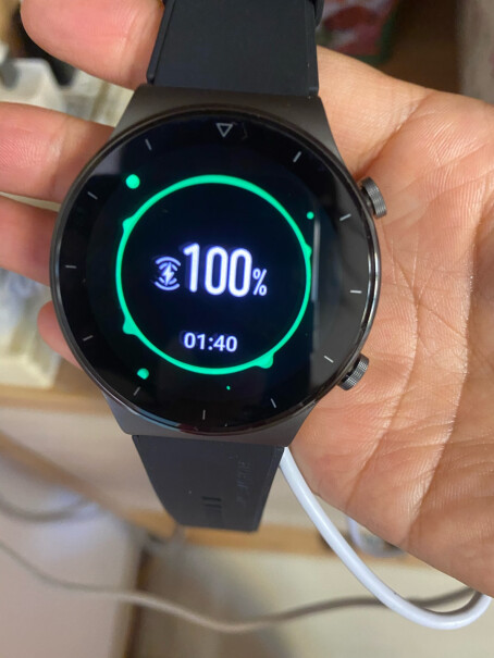 华为手表GT2 Pro运动款手表没有电了，要充多长时间就可以了？