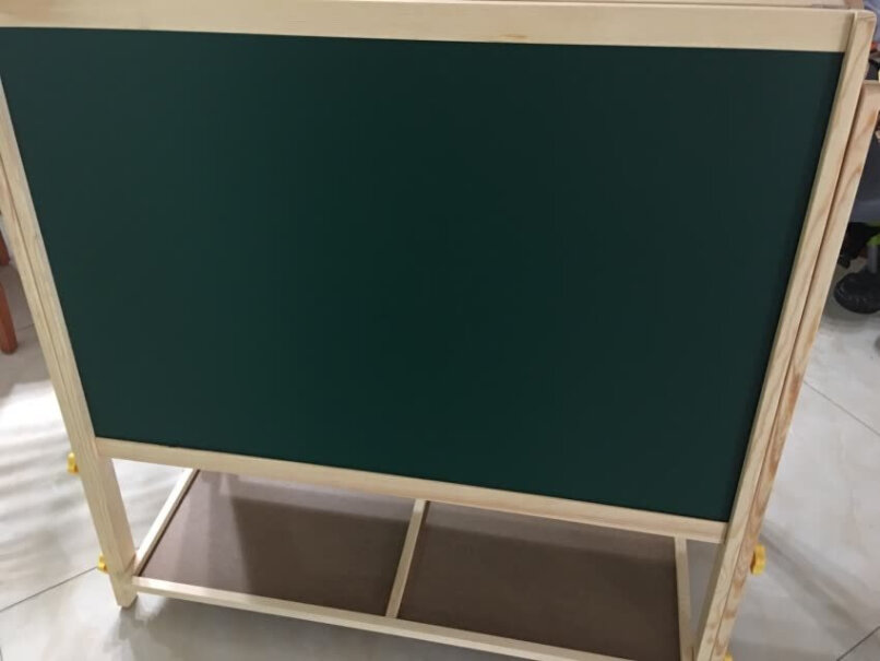 得力deli儿童双面磁性可升降画板立式画架写字板白板能擦干净吗？