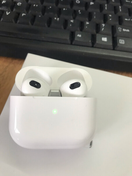 Air3苹果蓝牙耳机双耳无线降噪耳机开盖手机显示吗？