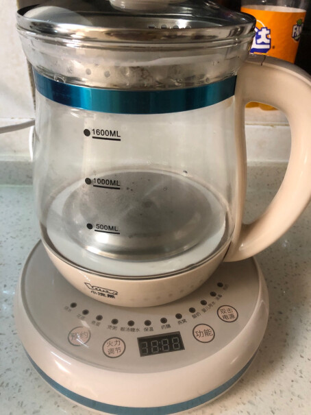 小浣熊养生壶烧水壶煮茶壶煮茶器电热恒温水壶花茶壶多功能煮水壶水烧开会自动保温吗？