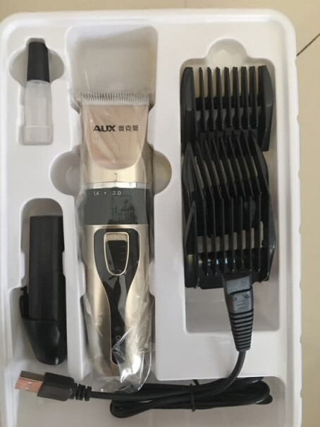 奥克斯电动剃头理发器成人电推剪电推子理发工具你好充一次电;续航多久？