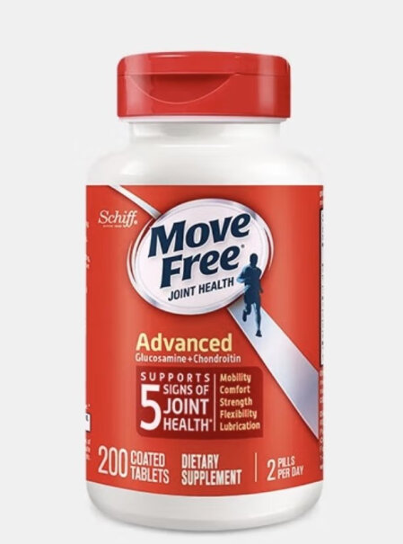 益节 Move Free益节红瓶 氨糖软骨素钙片性价比高吗？使用感受大揭秘！