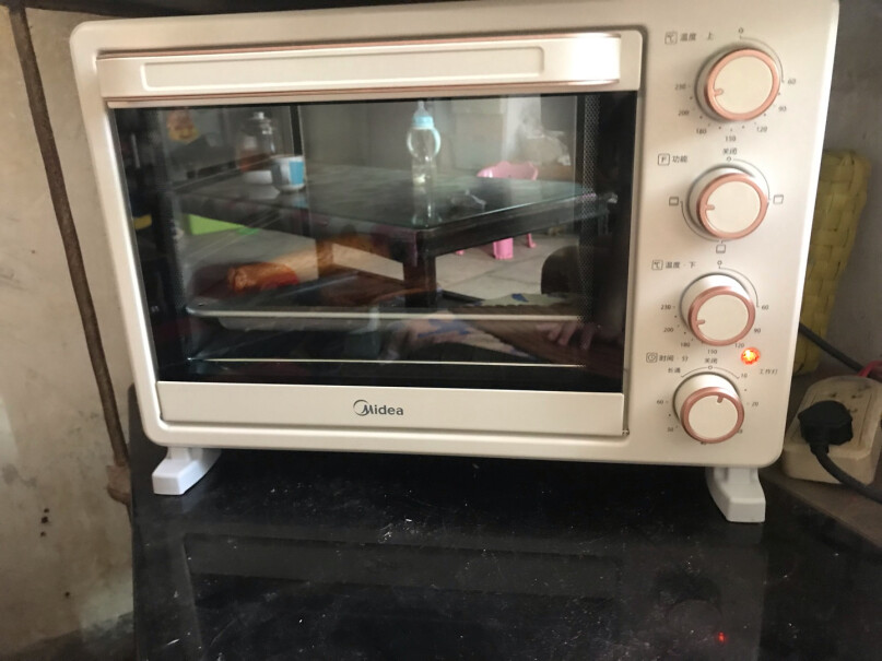 电烤箱美的迷你小烤箱家用多功能25升旋钮操控质量不好吗,多少钱？