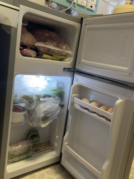 奥克斯家用双门迷你小型冰箱冷藏冷冻保鲜小冰箱这个50l怎么和其他的118l一样大，有点怀疑啊？