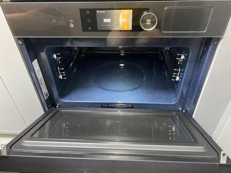 美的王爵嵌入式蒸箱烤箱一体机这个可以加热食物吗 怎么操作？