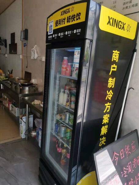 星星288升冷藏展示柜立式商用冰箱保鲜饮料冷柜正常使用会结冰吗？