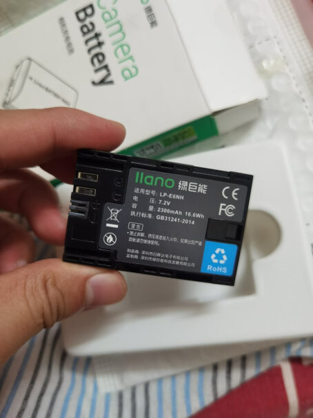 绿巨能 LP-E6NH 电池所以，到底能拍多少张？
