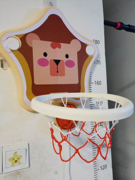 篮球框木丁丁儿童篮球架免打孔悬挂式篮球框宝宝投篮玩具宿舍室内家用质量到底怎么样好不好,优缺点大全？