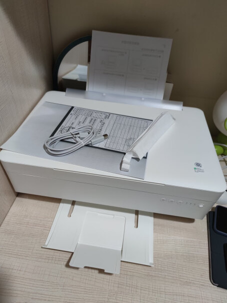 小米（MI）米家彩色喷墨照片打印机家用 打印如何安装墨盒？