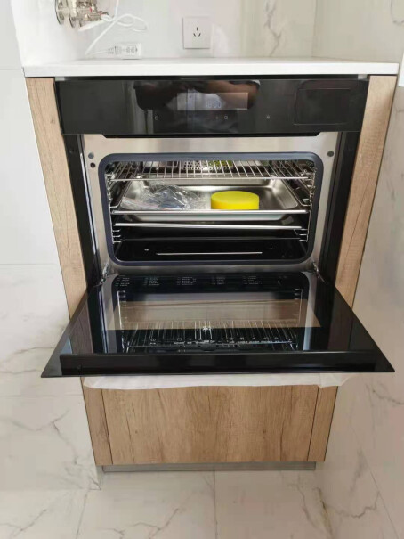 西门子嵌入式蒸烤箱一体机嵌入式蒸箱烤箱柜子里没有插座怎么办？