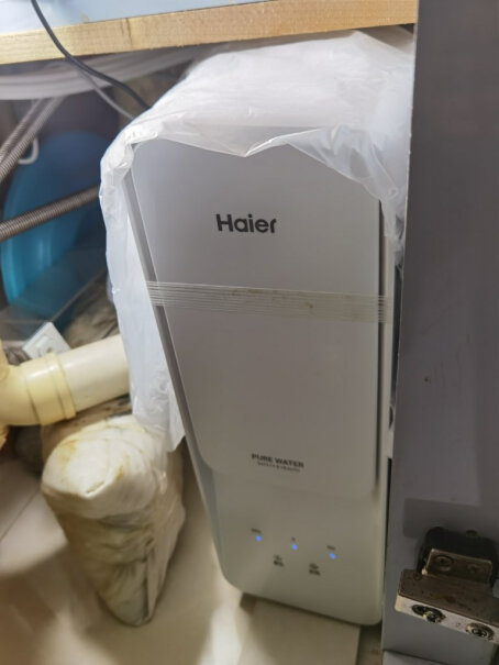 海尔（Haier）京东小家智能生态 家用净水器云净800G双出水直饮机 2.5升能出水直饮吗，还是需要先放一会水？