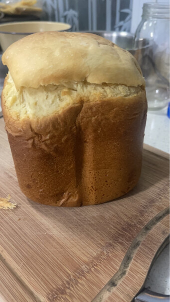 美的面包机智能多功能家用全自动撒酵母果料仿土窑设计面包烤好在里面多放会儿行么？