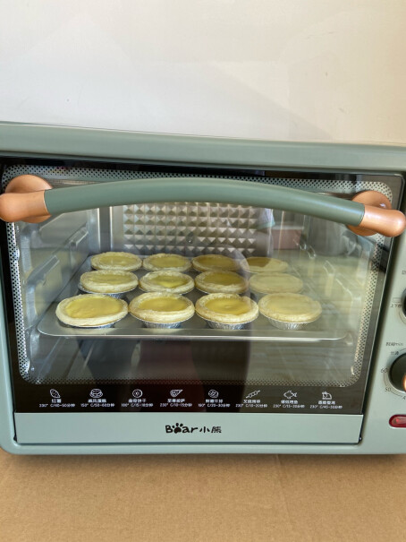 小熊电烤箱家用11L迷你小烤箱想自己考面包 蛋挞什么的可以吗？