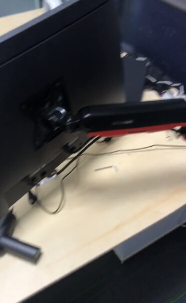 乐歌液晶电脑显示器支架桌面底座旋转升降伸缩架微星的34寸显示器能用吗？