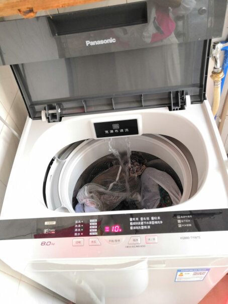松下Panasonic洗衣机全自动波轮10kg节水立体漂装得下被子来洗吗？