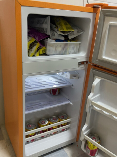 志高双门冰箱小型电冰箱可以放冰激凌吗？
