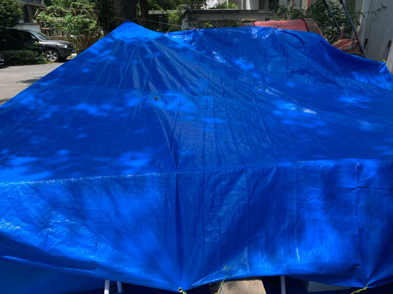 捷昇JIESHENG加厚彩条布防雨布雨棚布帆布有4米乘4米的吗？