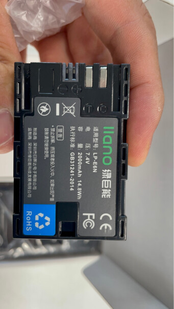 绿巨能 LP-E6NH 电池在吗60d这个电池可以用吗？