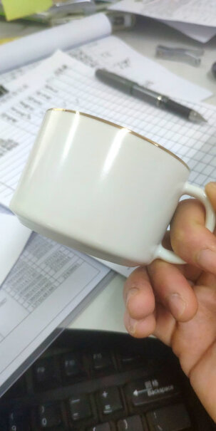 咖啡具套装Edo欧式咖啡杯套装轻奢绿色描金咖啡杯这样选不盲目,质量不好吗？