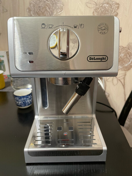 德龙咖啡机趣享系列半自动咖啡机两杯量粉碗是12克粉么？能萃取多少ml？