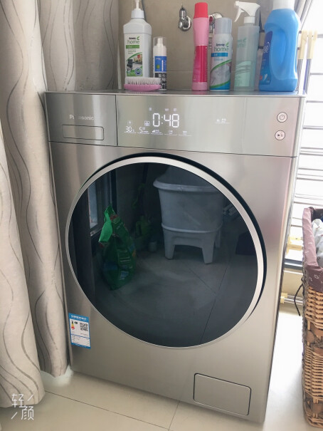 松下Panasonic滚筒洗衣机全自动10公斤95℃除菌洗请问大家，这个洗衣机在洗衣服待机时候（比如洗涤过程中浸泡时）有噪音吗？我家的待机时有机器嗡嗡的运作声？