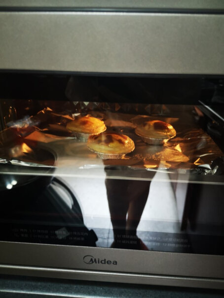 美的智能微烤一体机微波炉烤箱一体机真的可以烤蛋挞？