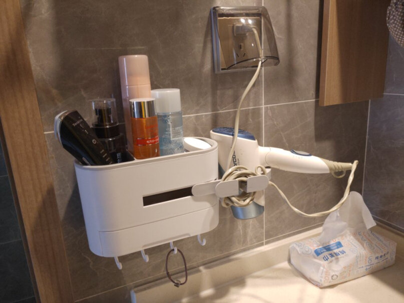 浴室用品富居FOOJO牙刷架置物架免打孔刷牙杯架测评结果让你出乎意料！质量真的差吗？