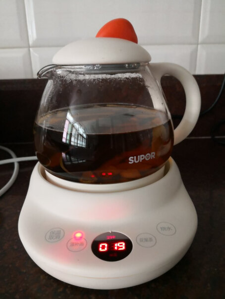 苏泊尔养生壶迷你小煮茶器这个烧开水后把子不烫吗？
