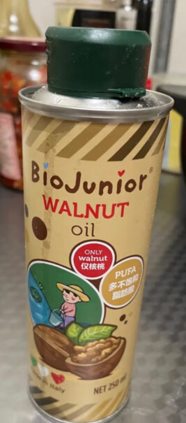 碧欧奇籽油Biojunior冷榨250ml宝宝营养评测报告