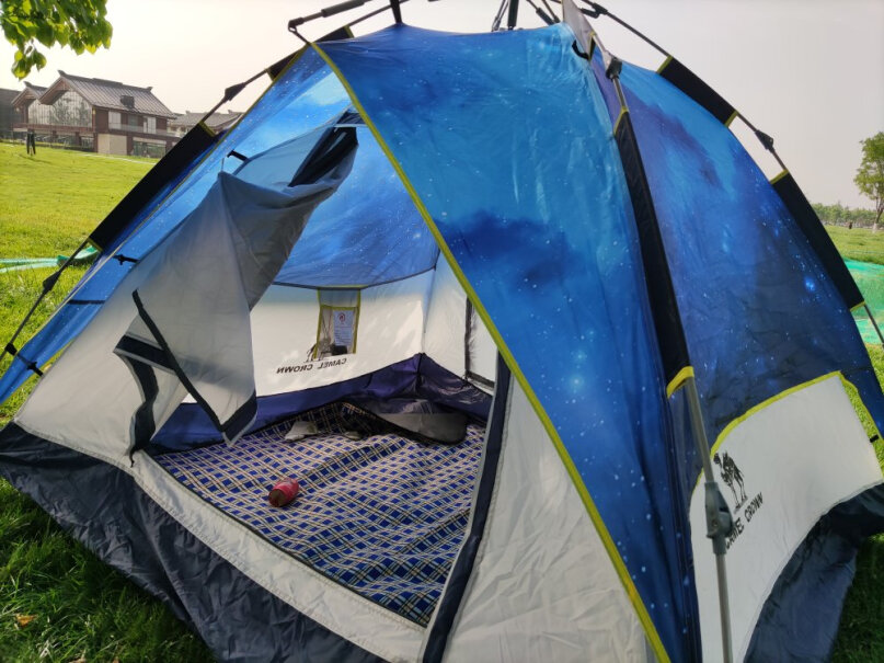 帐篷-垫子骆驼帐篷户外3-4人自动全双层防雨小白必看！评测下怎么样！